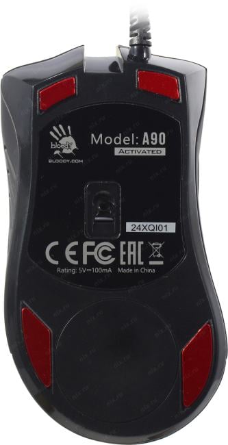 Bloody Blazing Gaming Mouse <A90 Activated> (RTL)  USB  8btn+Roll