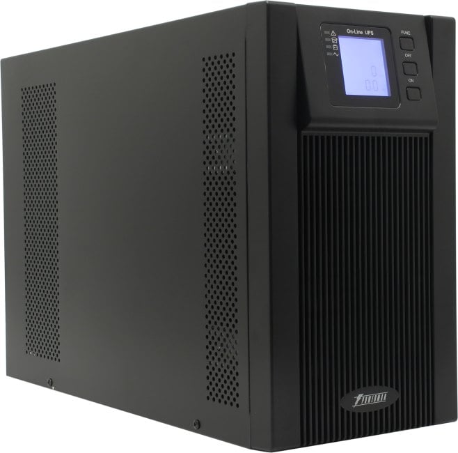 ИБП POWERMAN Online 3000, LCD, двойного преобразования, 3000ВА, 2700Вт, 3 евророзетки с резервным питанием, USB, RS232, слот SNMP, разъем EPO, батарея 12В 9Ач 6 шт., 285 х 445 х 570 мм., 28.6 кг./ UPS POWERMAN Online 3000, LCD, dual conversion, 3000VA, 27