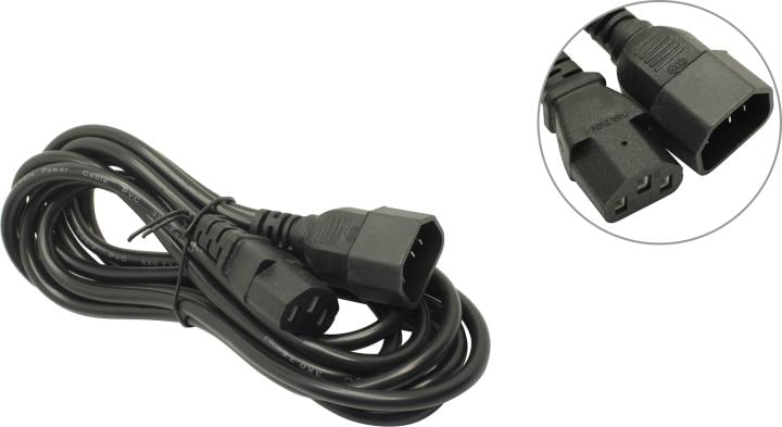 ExeGate EC-3S <ES280990RUS> Кабель IEC-320-C13 -  IEC-320-C14  3м