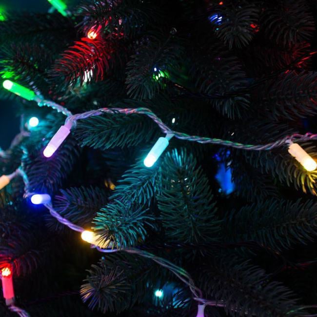 Гирлянда Нить 10м, 100 LED, цвет: Мультиколор, свечение в динамике (при использовании контроллера), 230 В Neon-Night