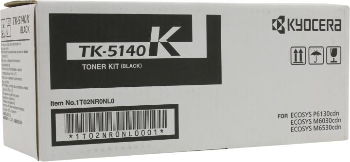 Картридж лазерный Kyocera TK-5140K, чёрный, 7000 стр., для Kyocera ECOSYS P6130cdn