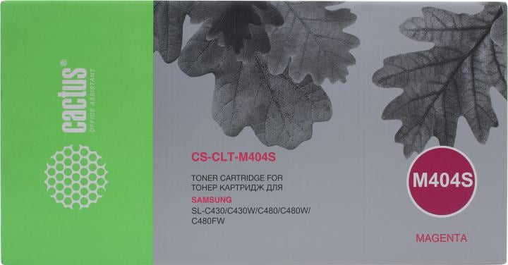 Картридж Cactus CS-CLT-M404S Magenta  для Samsung SL-C430/C430W/C480/C480W/C480FW