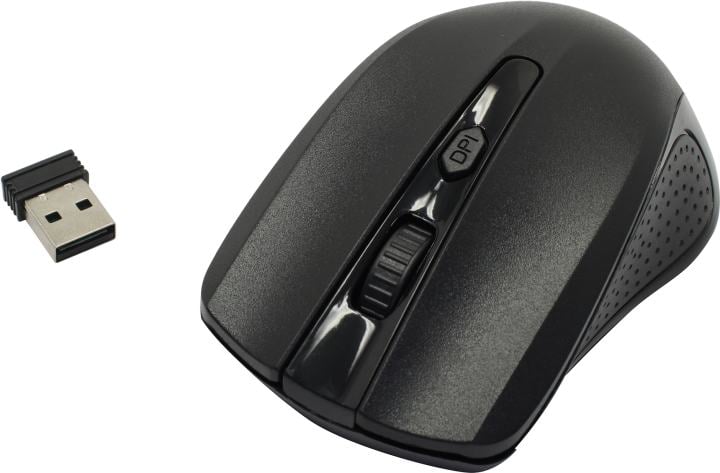 SmartBuy One Wireless Optical Mouse <SBM-352AG-K> (RTL)  USB 4btn+Roll, беспроводная