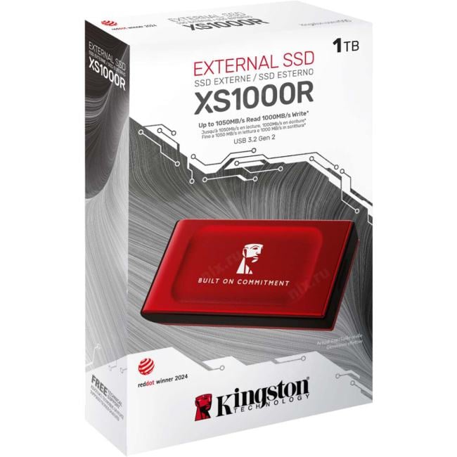 SSD 1 Tb USB3.2  Kingston XS1000R <SXS1000R/1000GA>