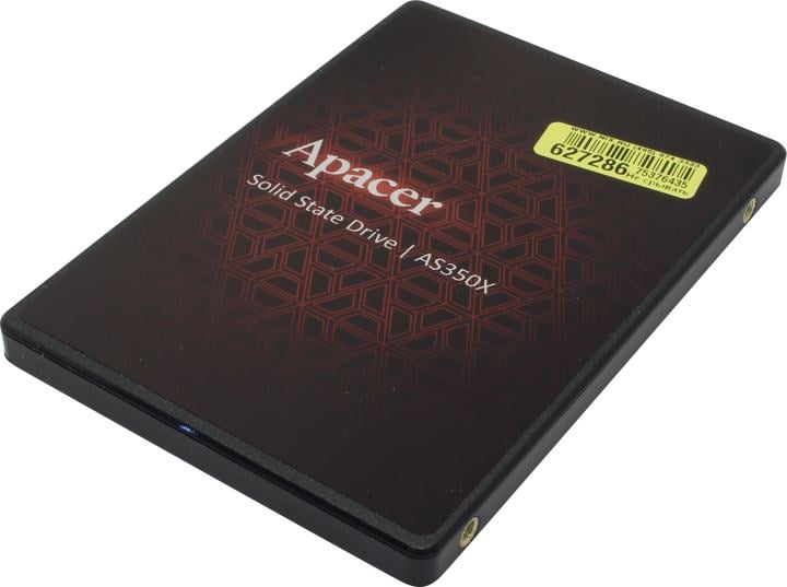 Твердотельный накопитель Apacer SSD PANTHER AS350X 1TB SATA 2.5" 7mm, R560/W540 Mb/s, 3D NAND, IOPS 93K/80K, MTBF 1,5M, 600TBW, Retail, 3 years (AP1TBAS350XR-1)