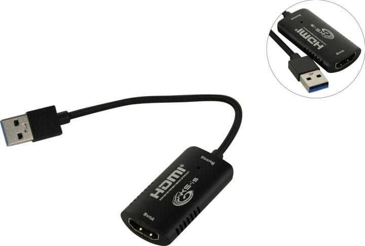 Устройство видеозахвата KS-is KS-489, HDMI USB 3.0