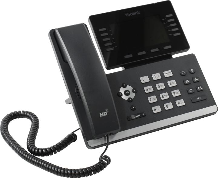 IP телефон YEALINK SIP-T54W, 16 аккаунтов, цветной 4.3" LCD-экран  480х272, Bluetooth,WiFi, USB, GigE, цветной экран, без БП, шт