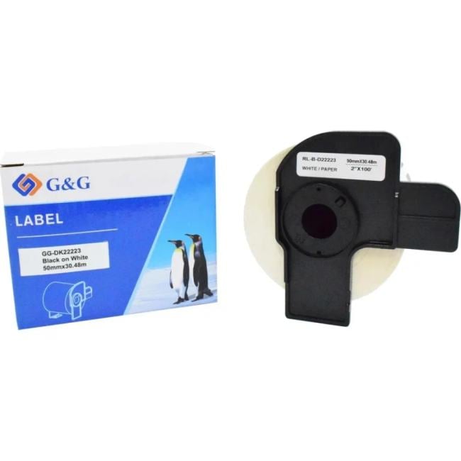 Картридж ленточный G&G GG-M210-750595WT черный на белом 19.1x6.4 для  Brady  M210/M211/M210-LAB