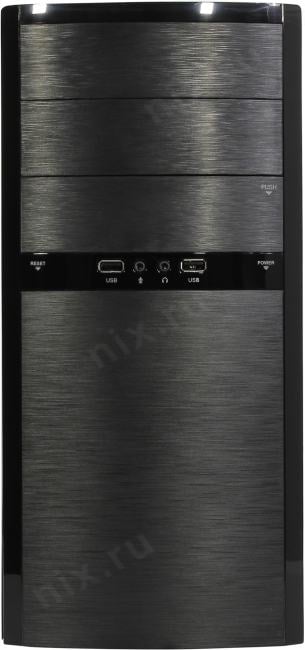 Minitower Powerman <ES-722BK>  MicroATX 400W (24+2x4+6пин)