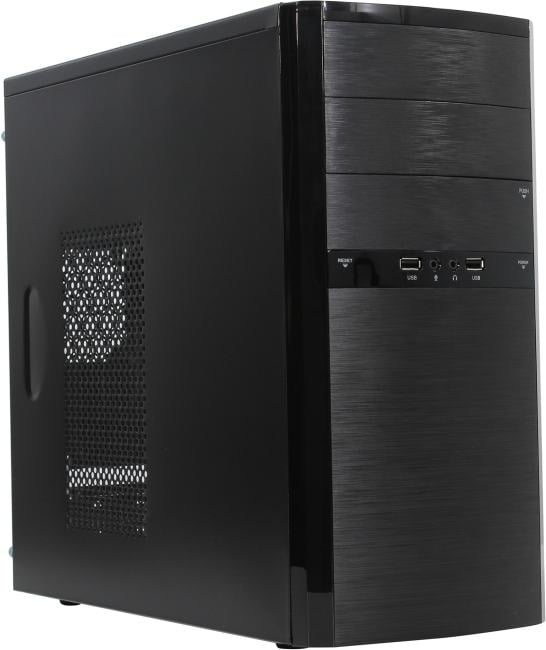 Minitower Powerman <ES-722BK>  MicroATX 400W (24+2x4+6пин)