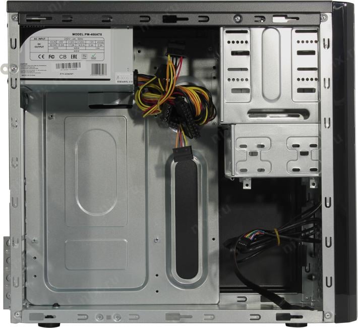 Minitower Powerman <ES-722BK>  MicroATX 400W (24+2x4+6пин)