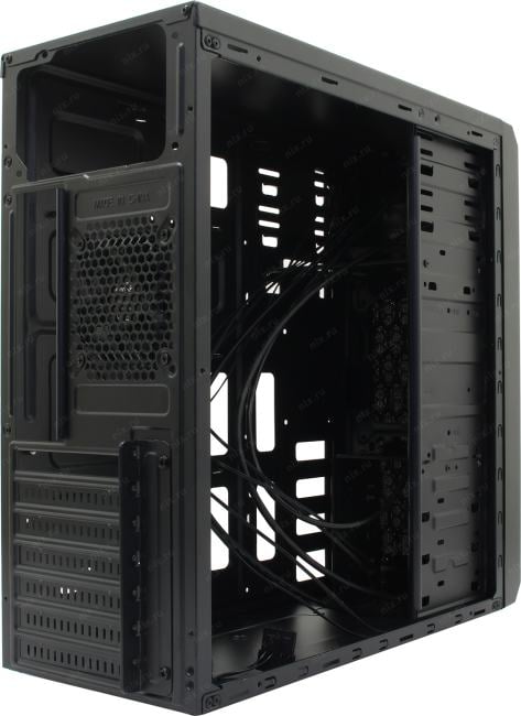 Корпус Aerocool SI-5101, Midi Tower, ATX, без БП, черный