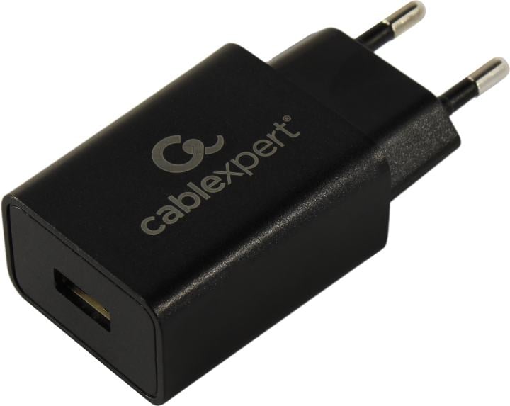 Зарядное устройство Cablexpert MP3A-PC-21, 5W, USB-A, чёрный