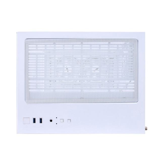 Корпус 1STPLAYER MEGAVIEW MV5-TP ARGB White / mATX / 3x120mm ARGB  fans / MV5-TP-WH-2FC7R-W-1FC7-W