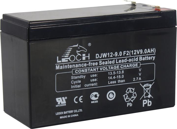 Аккумулятор Leoch/Star DJW12-9.0-F2 (12V, 9.0Ah)  для  UPS