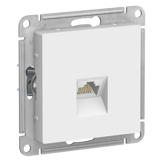 Розетка SCHNEIDER ELECTRIC ATN000183, RJ45, кат.5e, белая