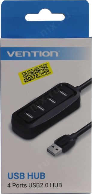 Vention <VAS-J43-B015> 4-port  USB2.0  Hub