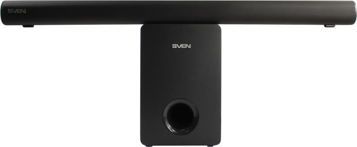 Колонки SVEN SB-2150A Black (саундбар 2x40W+Wireless Subwoofer 100W дерево,  USB, Bluetooth, ПДУ)