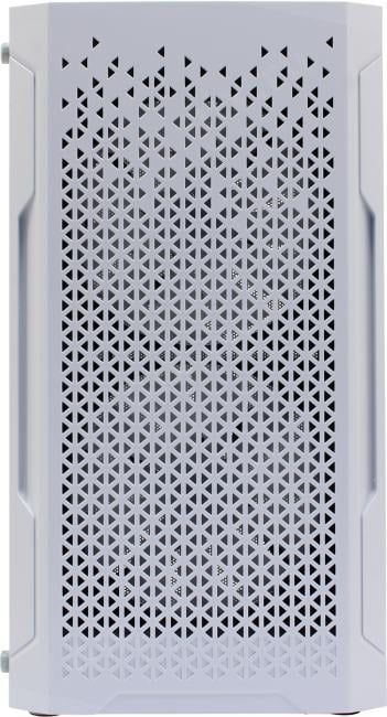Корпус для ПК Powercase - Mistral Micro Z3W Mesh LED, 2х2.5", 1х3.5", 2xUSB2.0, 1xUSB3.0, Mini Tower, без БП, цвет белый, CMIMZW-L3