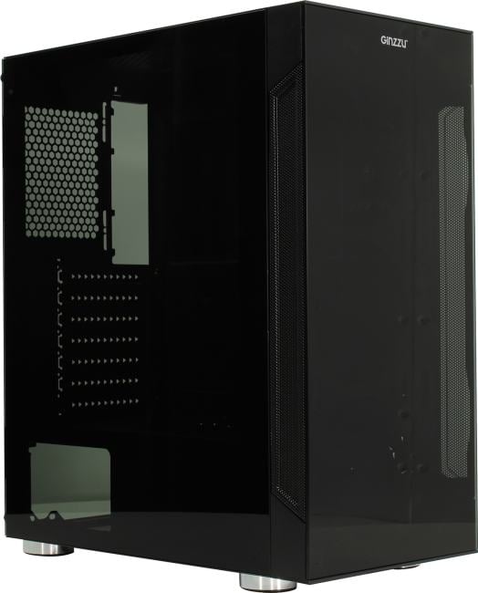 Корпус для ПК GINZZU - CL190, 3х2.5", 2х3.5", 2xUSB2.0, 1xUSB3.0, Midi Tower, без БП, цвет чёрный, CL190
