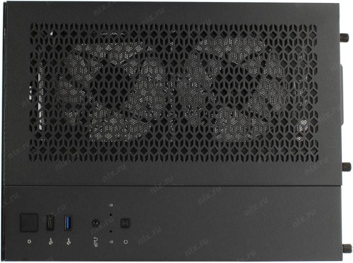Minitower Powercase Vision Micro Black <CVBM-L4>  MicroATX без БП