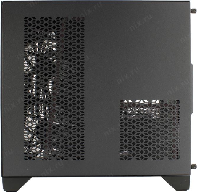Minitower Powercase Vision Micro Black <CVBM-L4>  MicroATX без БП