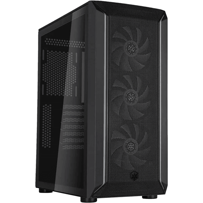 Miditower SilverStone FARA 511Z <SST-FA511Z-BG> Black ATX без БП,  с  окном