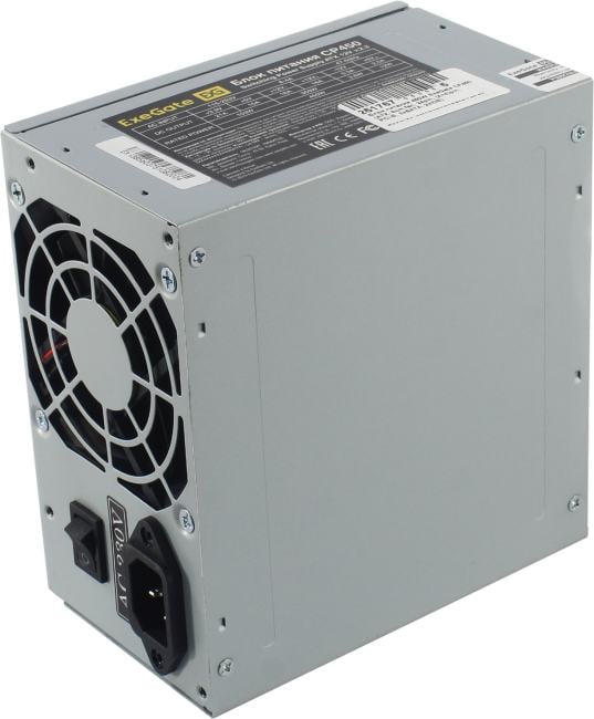 Блок питания ATX 450Вт Exegate CP450 (20+4pin) PPFC 80mm fan 3xSATA 2xIDE [EX172785RUS-PC]