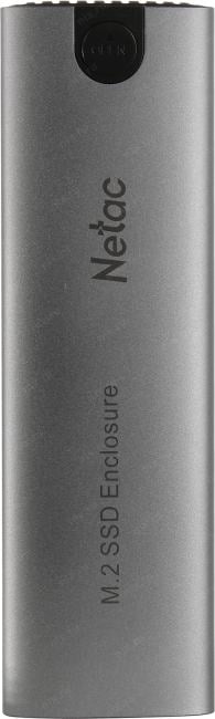 Netac <NT07WH51-32CA> (EXT BOX для внешнего подключения M2 NGFF/NVMe, USB-C  3.1,  Aluminum)