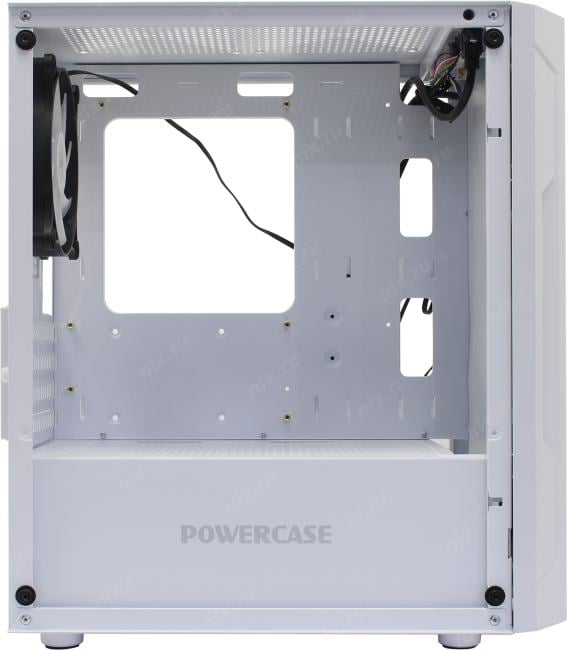 Minitower Powercase Mistral Micro Z3W Mesh LED <CMIMZW-L3>  MicroATX, без БП