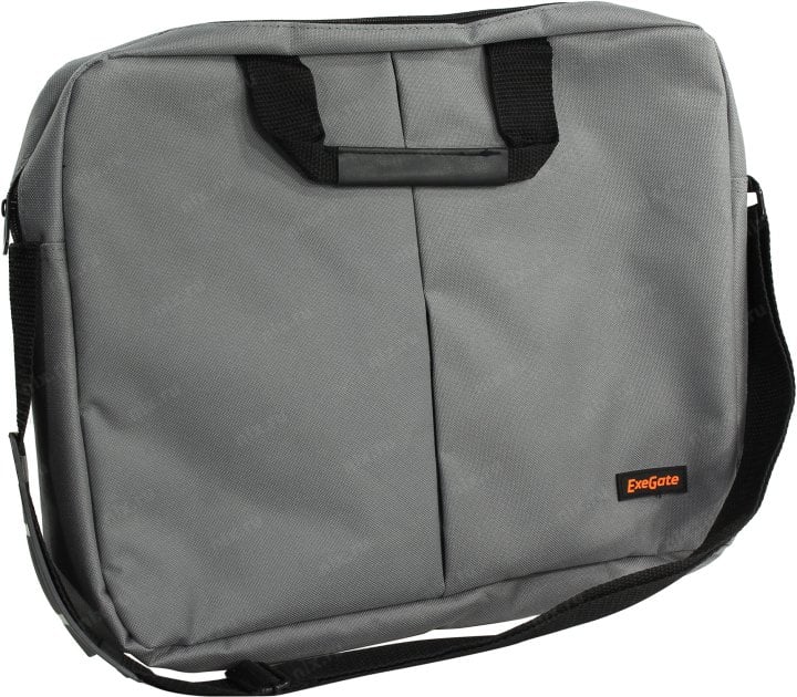 Сумка для ноутбука ExeGate EX264614RUS, Office F1590 Grey, до 15.6"
