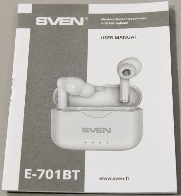Наушники с микрофоном SVEN  E-701BT <White> (Bluetooth)