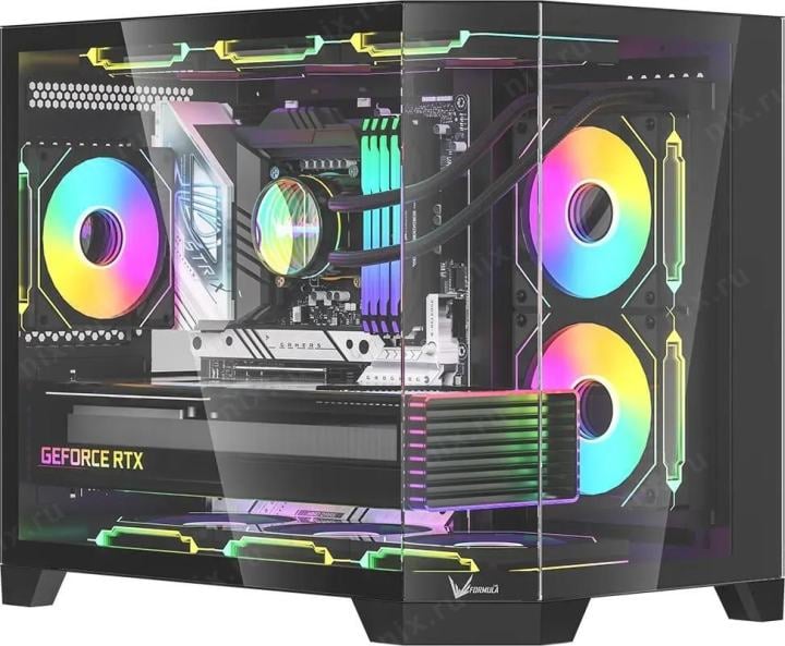 Корпус Formula Crystal Z6M Floe, mATX, черный