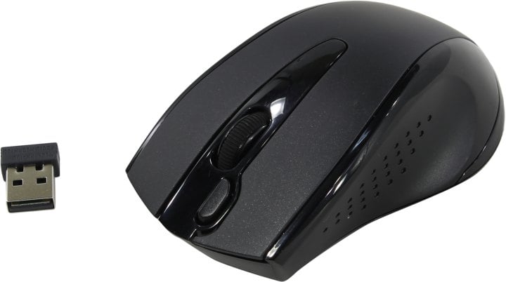 A4Tech V-Track Mouse <G9-500FS Black> (RTL)  USB  4btn+Roll,  беспроводная, уменьшенная
