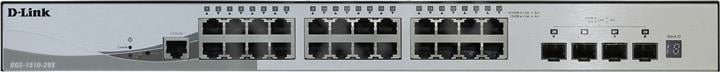 D-Link <DGS-1510-28X> Управляемый коммутатор (24UTP 1000Mbps  +  4SFP+)