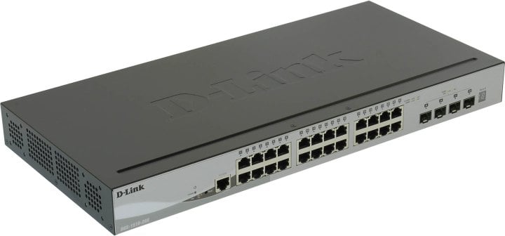 D-Link <DGS-1510-28X> Управляемый коммутатор (24UTP 1000Mbps  +  4SFP+)