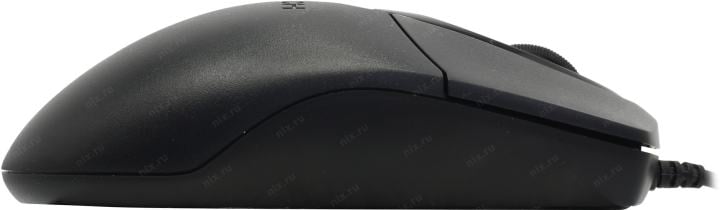A4Tech Optical Mouse <OP-720-Black(1)>  (RTL) USB 3btn+Roll