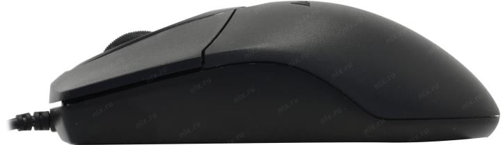 A4Tech Optical Mouse <OP-720-Black(1)>  (RTL) USB 3btn+Roll