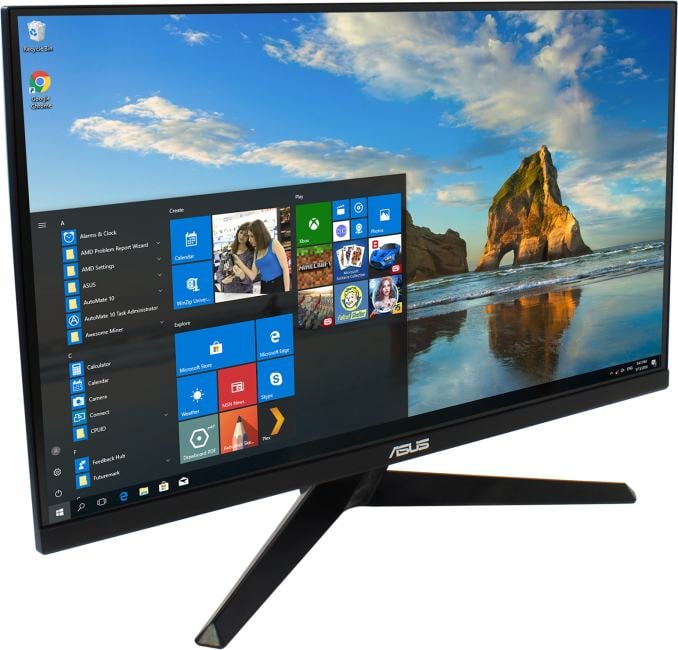 МОНИТОР 27" ASUS VY279HF Black (IPS, 1920x1080, 100Hz, 5ms, 178°/178°, 250 cd/m², 1300:1, +HDMI 1.4)