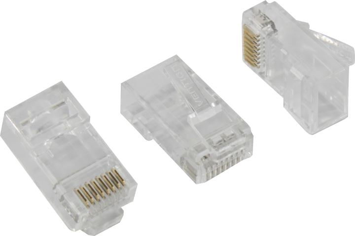 Коннектор Vention RJ45 (8p8c), UTP, cat. 6A, под витую пару (50 шт.)