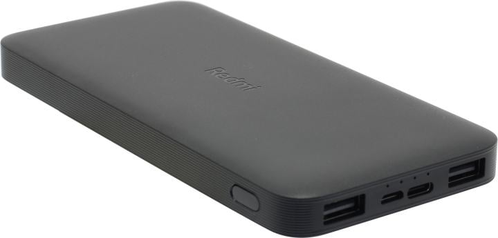 Портативный аккумулятор Xiaomi Mi Power Bank черный (10000mAh, 2xUSB, QC3.0, Li-Pol, быстрая зарядка) (VXN4305GL)