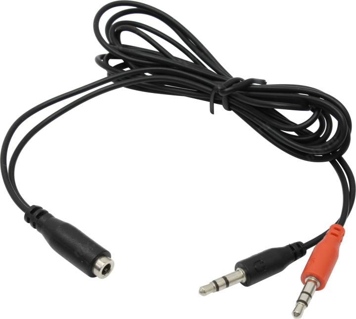 Наушники с микрофоном Bloody G500 Black-Red  (шнур  2.2м)
