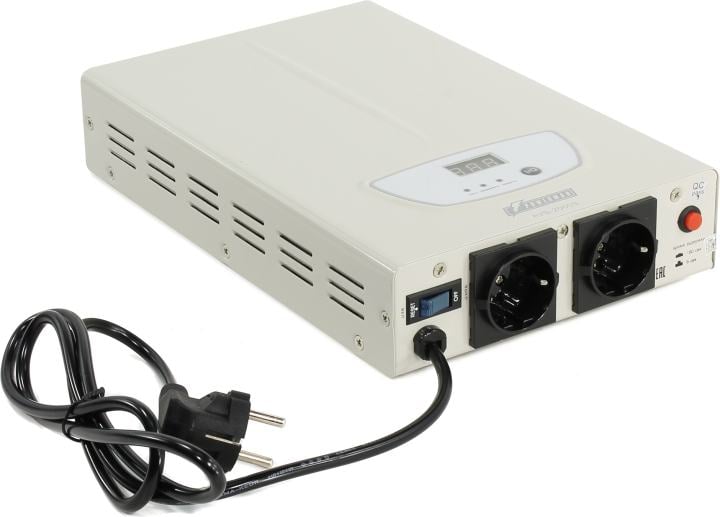 Стабилизатор Powerman AVS 2000S, 2000ВА, 140-260В, 2 розетки