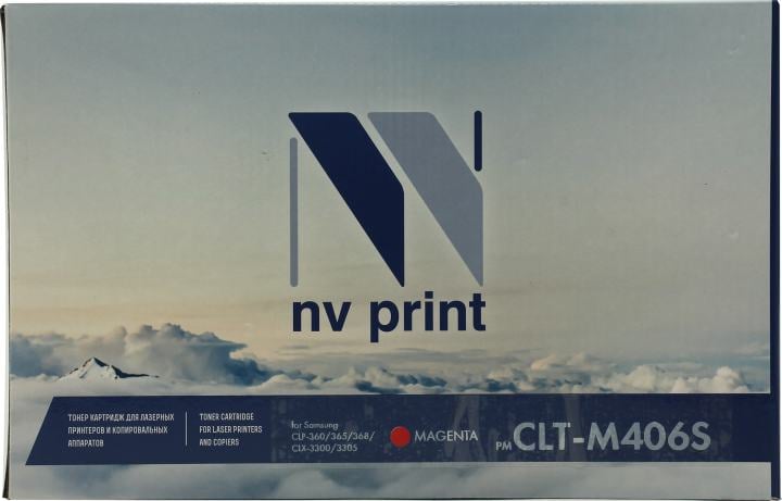 Картридж NV-Print CLT-M406S Magenta для  Samsung CLP-360/365/368, CLX-3300/3305