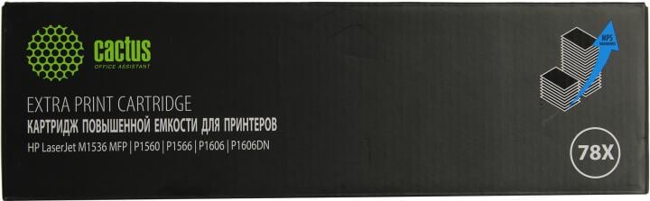 Картридж Cactus CS-CE278X-MPS для HP  LJ  M1536/P1566/P1566/P1606/P1606DN