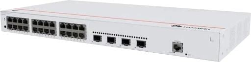 S220-24T4X - Коммутатор, Huawei, S220-24T4X, Управляемый L2, 24 порта 10/100/1000M RJ-45, 4 порта SFP+, стоечный