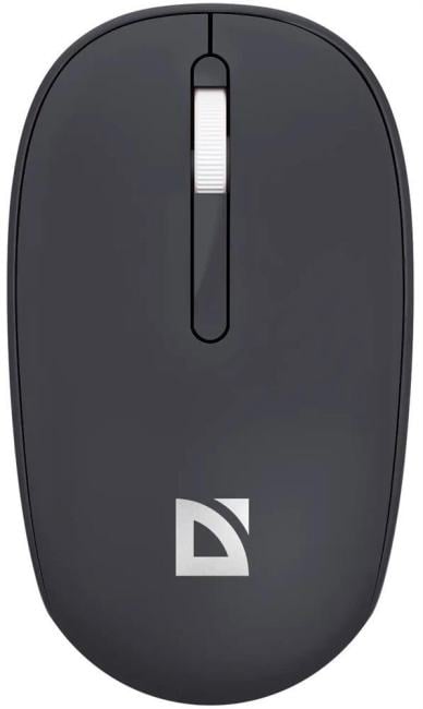 Мышь беспроводная DEFENDER Smart (Умный) MM-396 черный (USB/BT, 1600dpi, 3but) (52396)