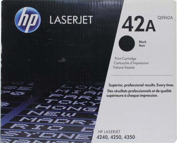 Картридж HP Q5942A (№42A) BLACK  для HP  LJ 4250/4350 серии