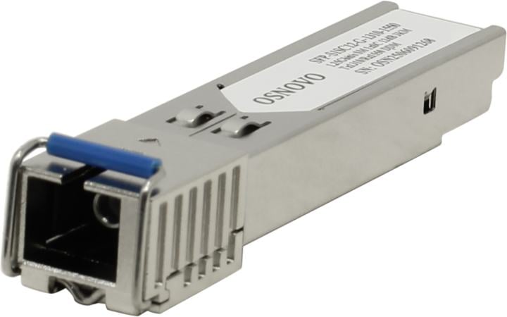 SFP-модуль OSNOVO SFP-S1SC12-G-1310-1550, 1.25 Гбит/с, 3 км, SC, SMF