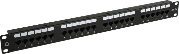 Patch Panel 19" UTP 24 port кат.5e  5bites <PPU55-03>разъём  KRONE&110 (dual IDC)